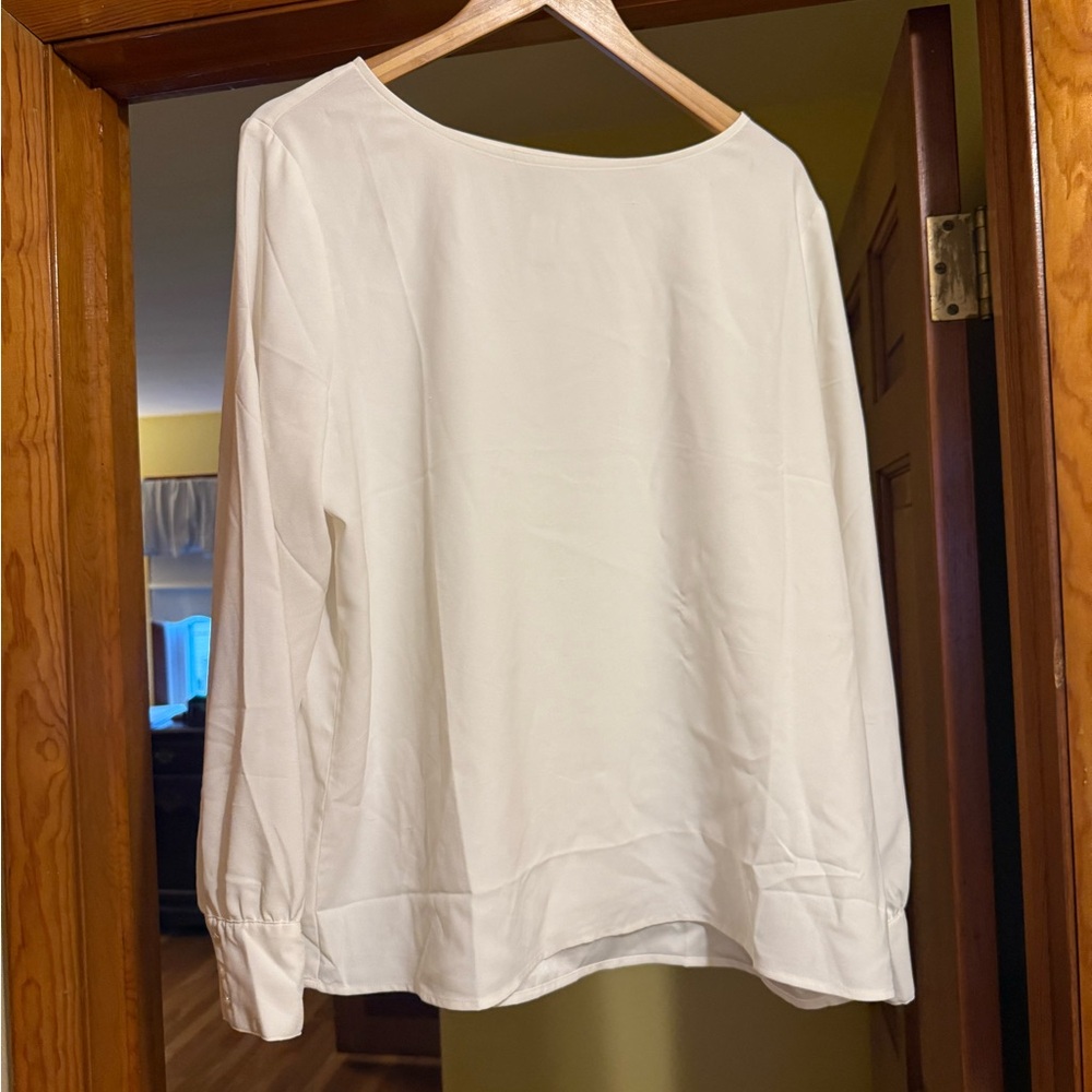 Ann Taylor Classic Cream/white Blouse